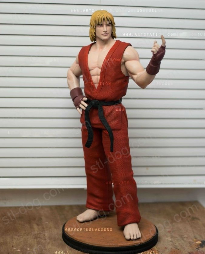 街头霸王 肯·马斯达斯 (Ken) 3D打印图纸